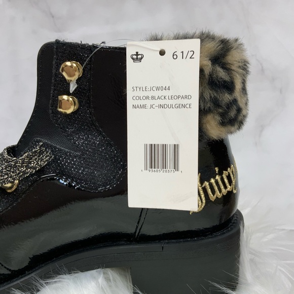 NWT Juicy Couture Indulgence Faux Fur Hiker Bootie - Picture 10 of 10